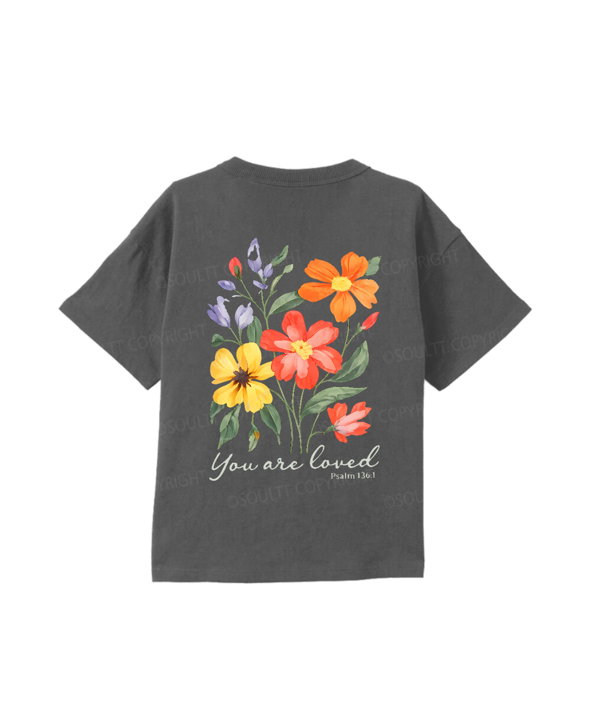Kids You Are Loved Double Sided Cotton Christian T-shirt