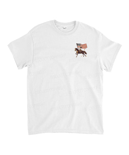 God Bless America Double Sided Unisex Cotton Christian T-Shirt
