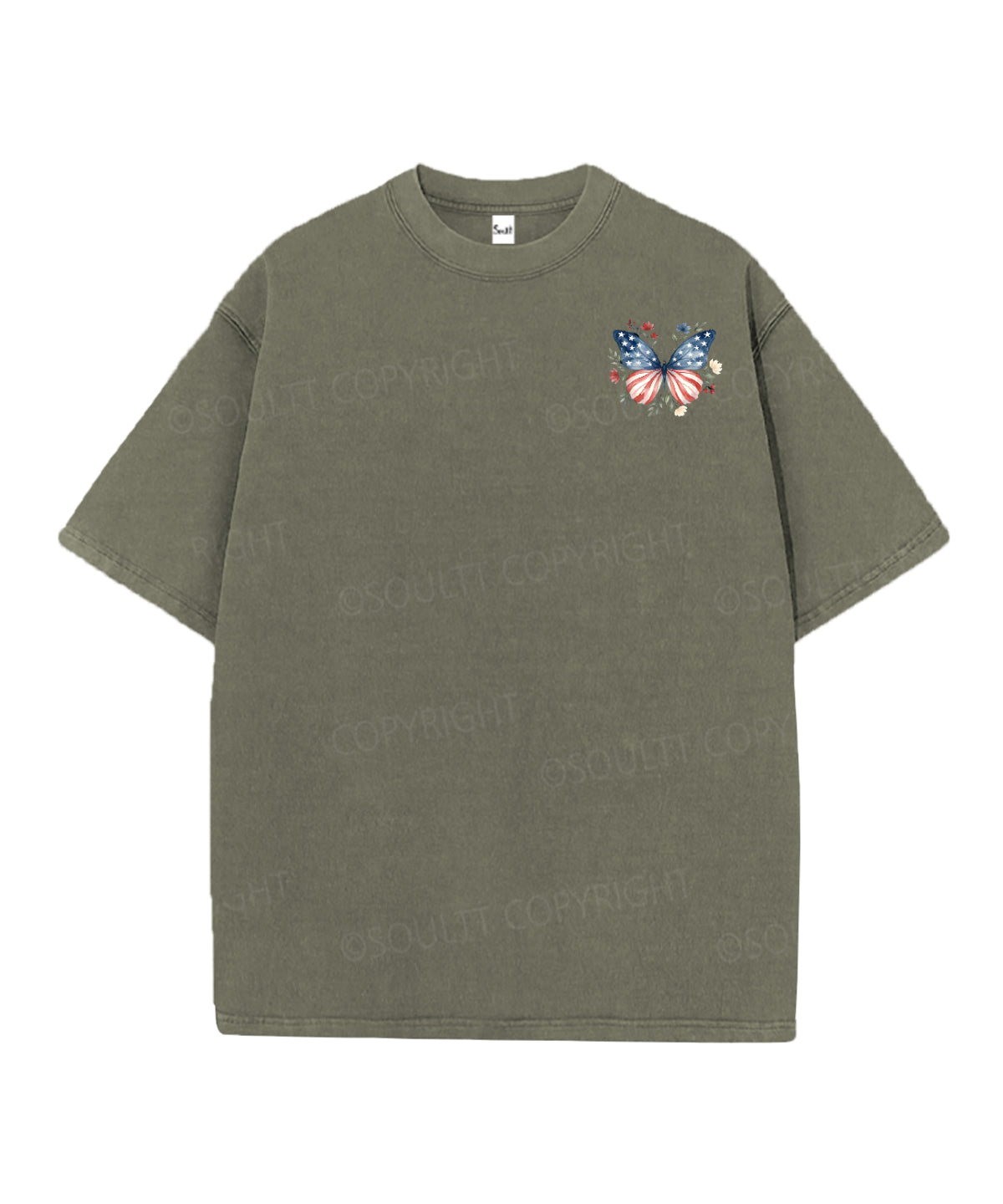 250 Years America Anniversary Double Sided Unisex Christian Washed T-Shirt & Shorts
