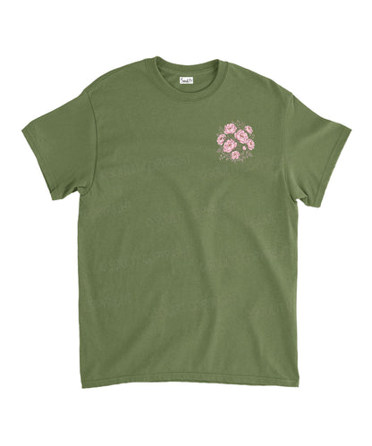 Rooted In Christ Double Sided Unisex Cotton Christian T-Shirt