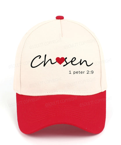Chosen Embroidered Christian Trucker Hat