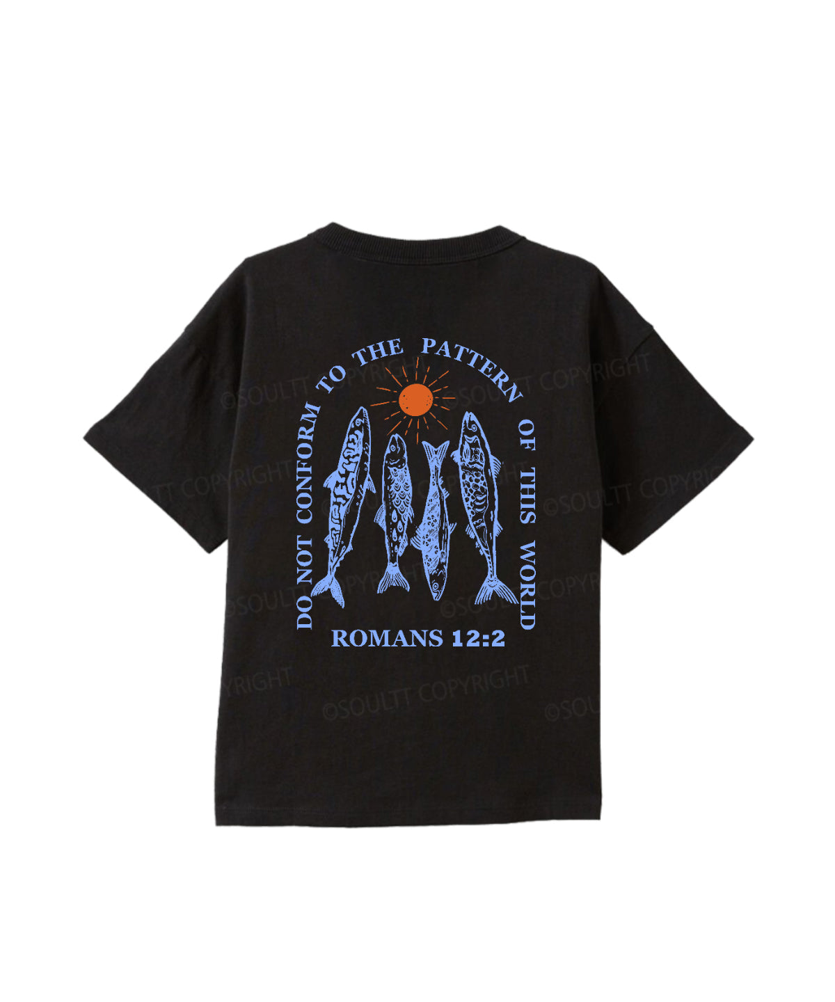 Kids Do Not Conform To The Pattern Of This World Double Sided Cotton Christian T-shirt