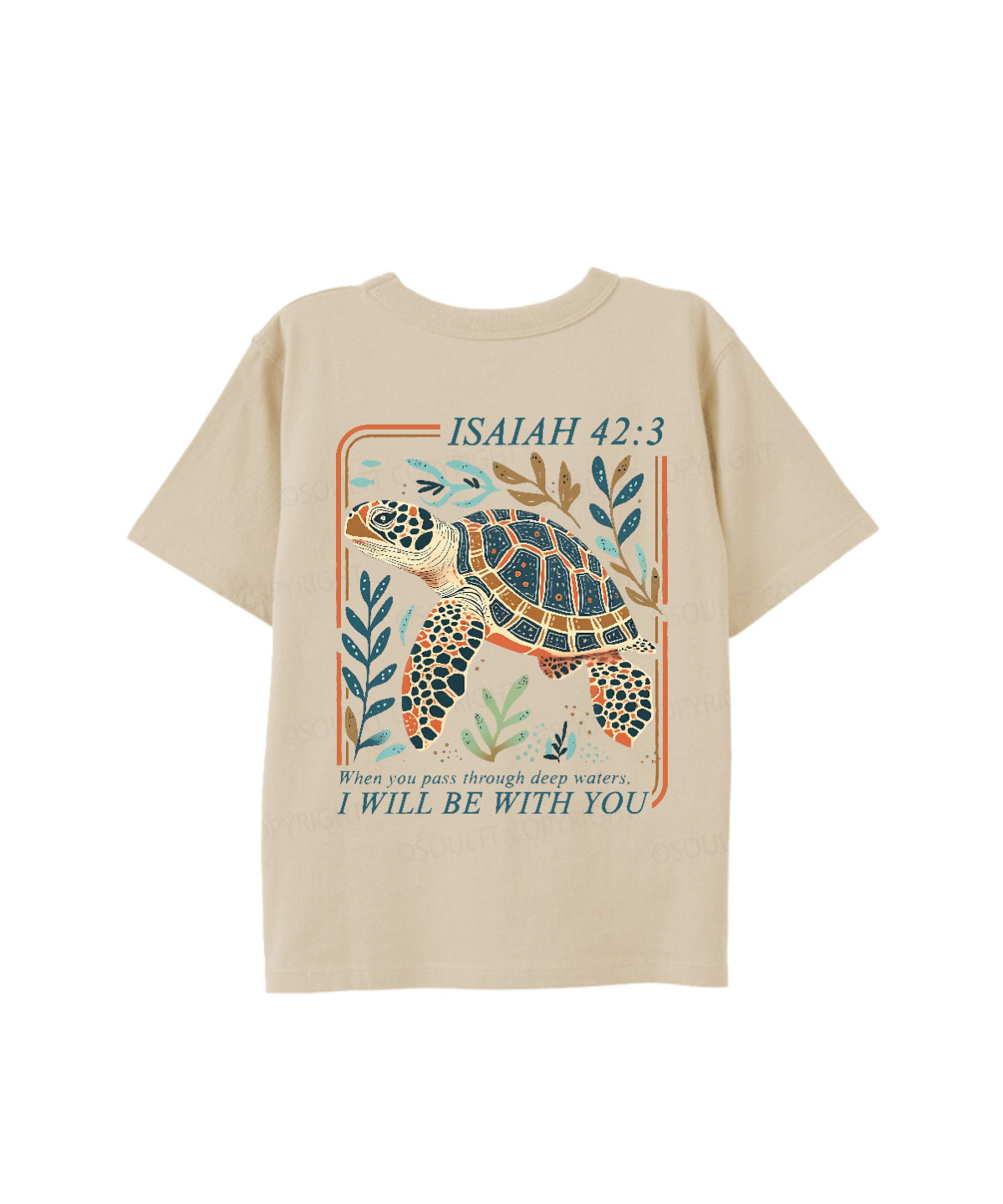 Kids I Will Be With You Double Sided Cotton Christian T-shirt