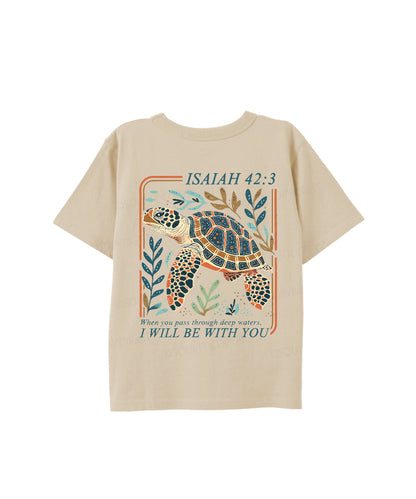 Kids I Will Be With You Double Sided Cotton Christian T-shirt