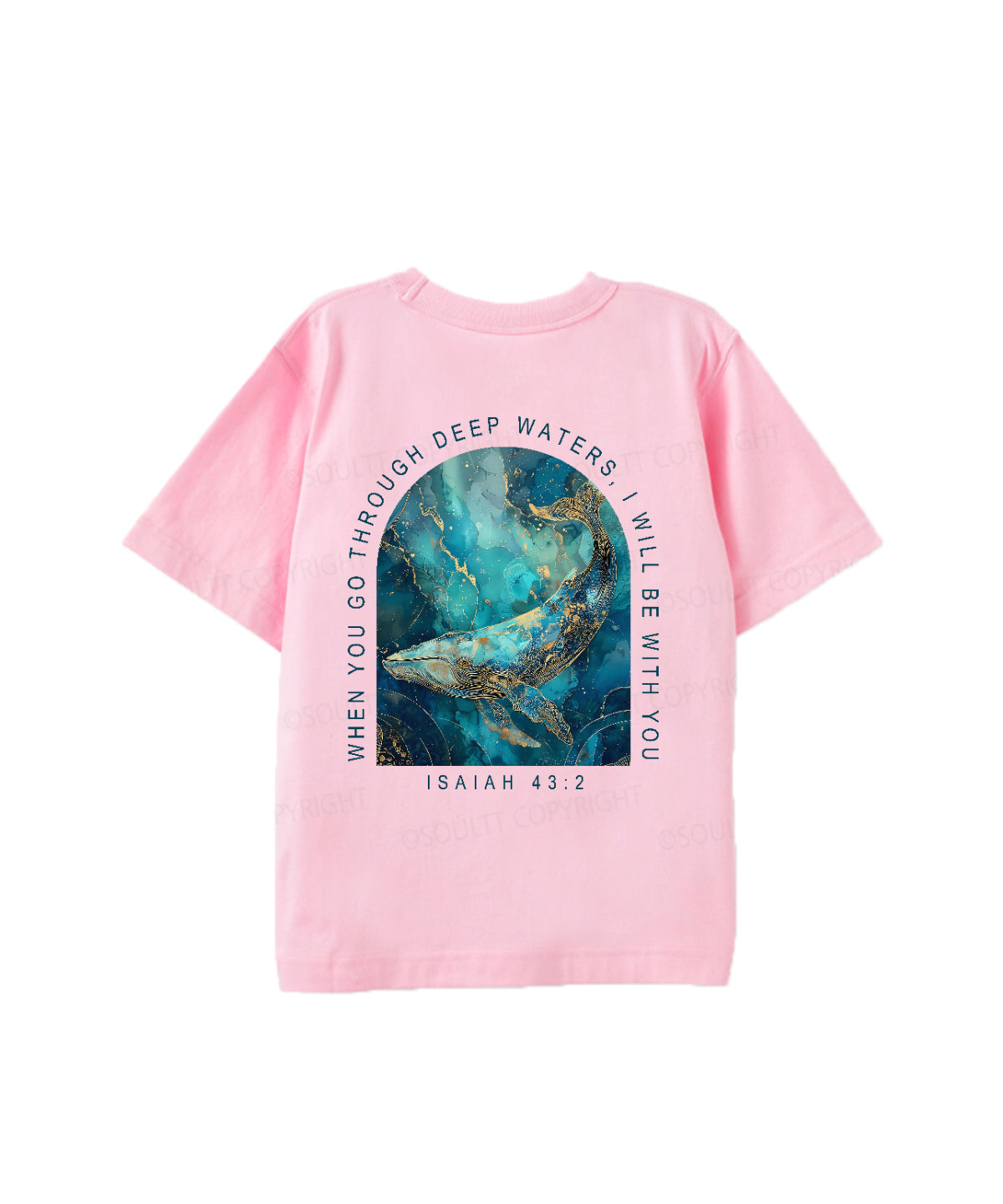 Kids I Will Be With You Double Sided Cotton Christian T-shirt