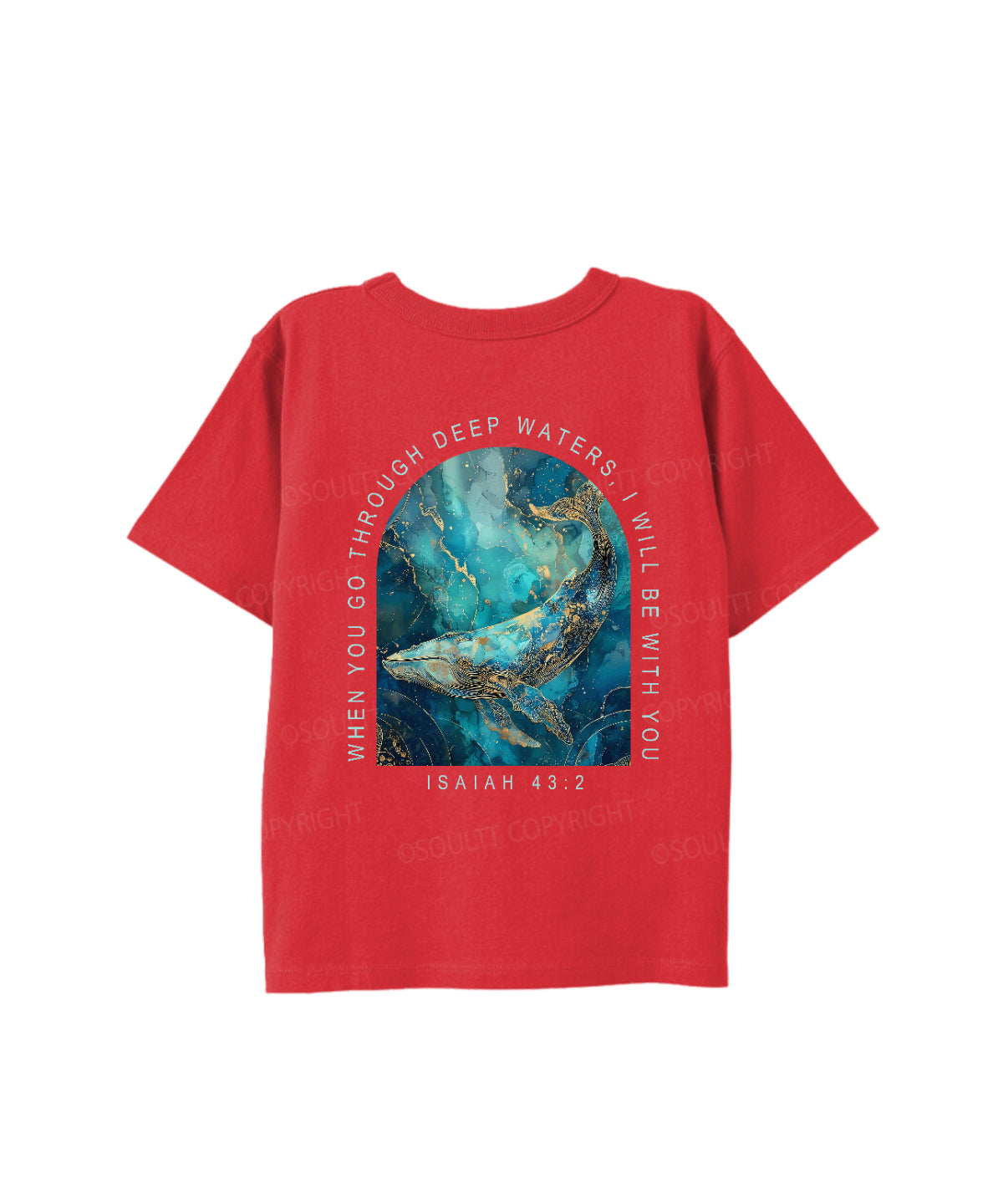 Kids I Will Be With You Double Sided Cotton Christian T-shirt