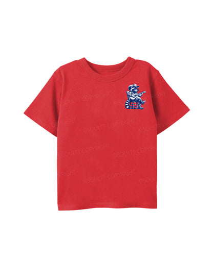 Kids Feral But Forgiven Double Sided Cotton Christian T-shirt
