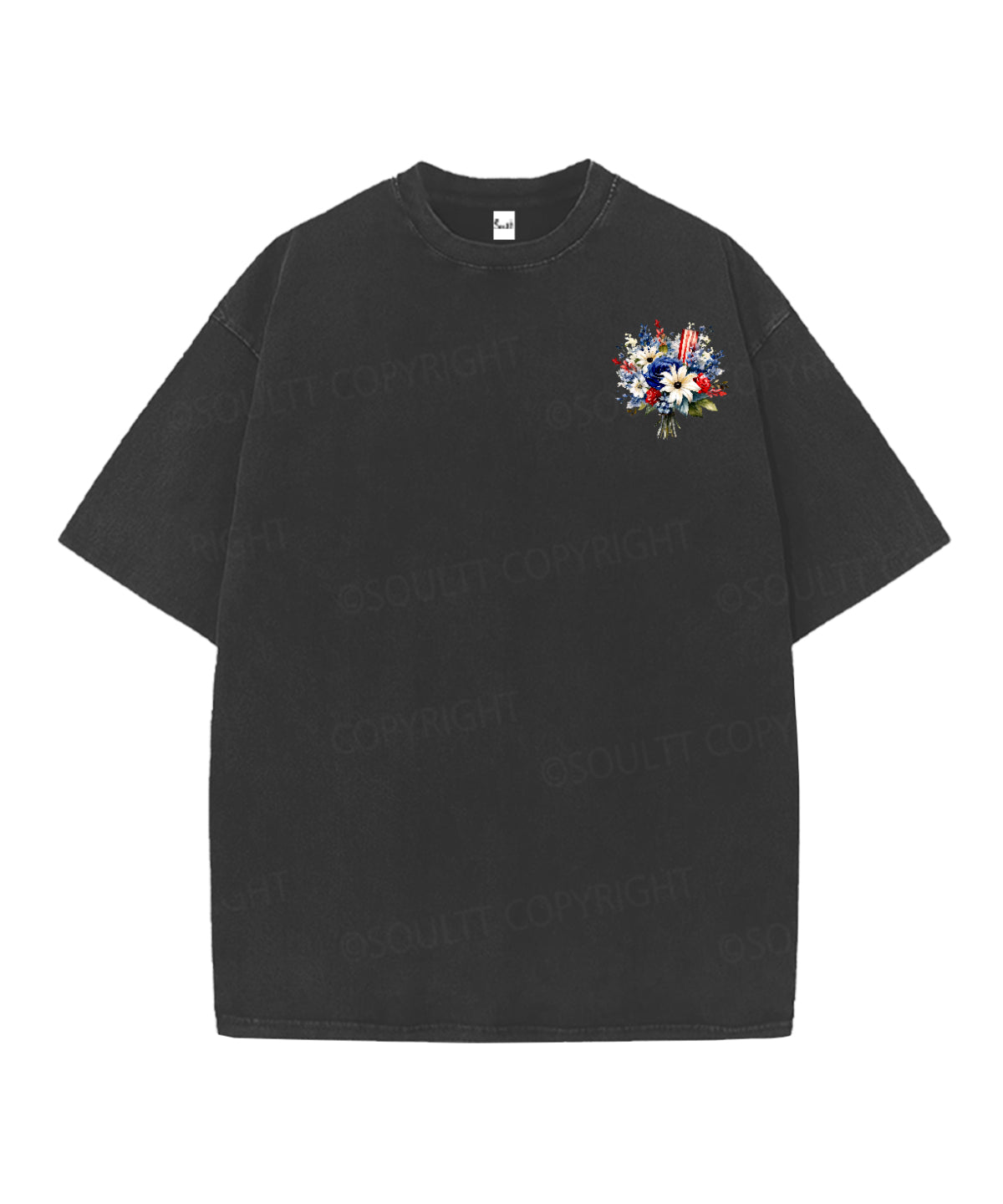 250 Years America Anniversary Double Sided Unisex Christian Washed T-Shirt & Shorts