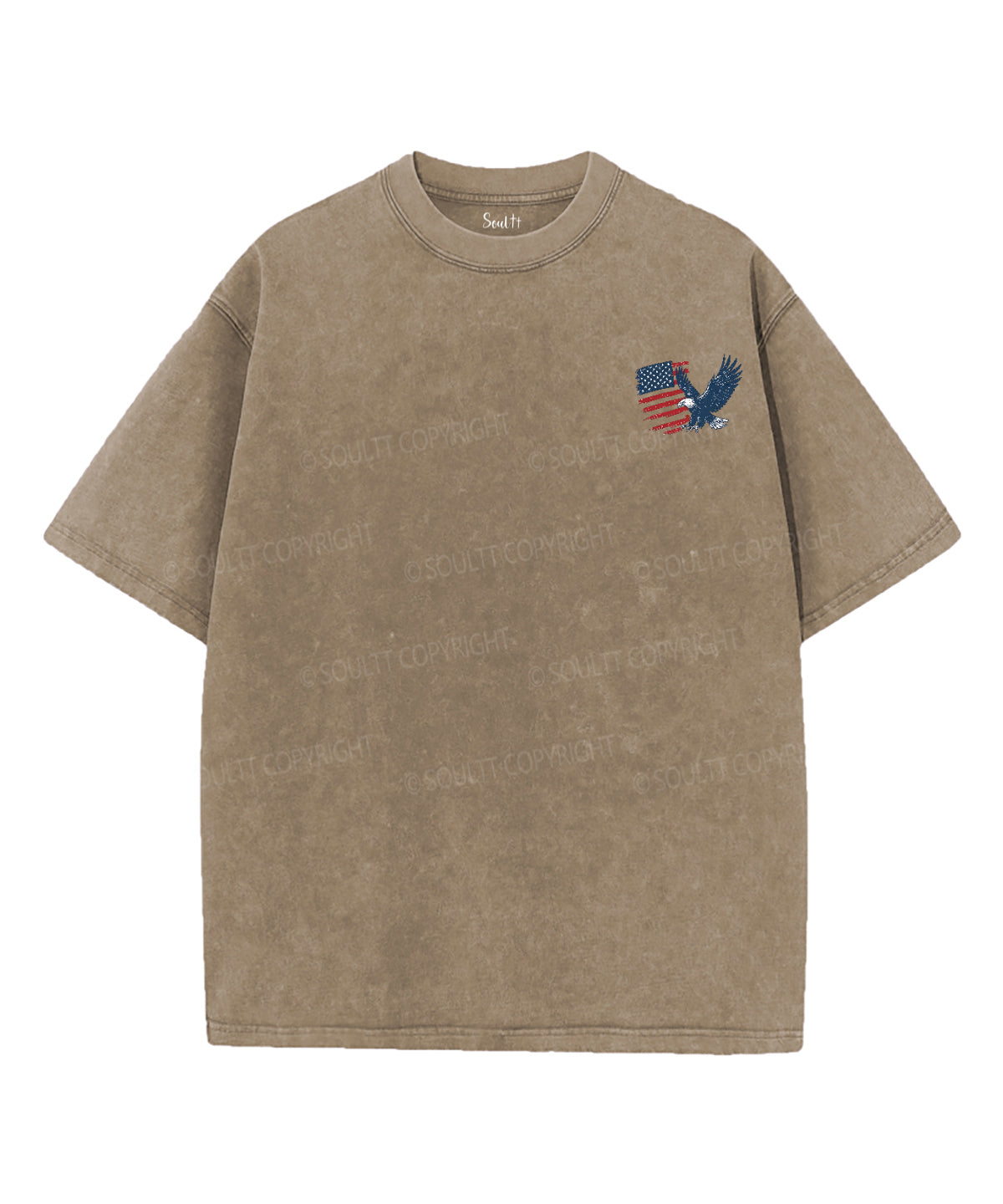 250 Years America Anniversary Double Sided Unisex Washed Christian T-shirt