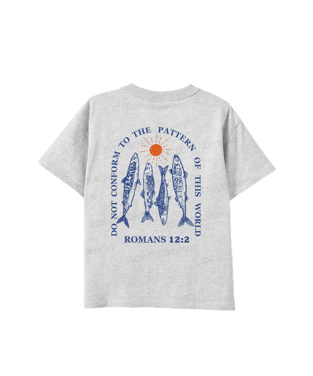 Kids Do Not Conform To The Pattern Of This World Double Sided Cotton Christian T-shirt