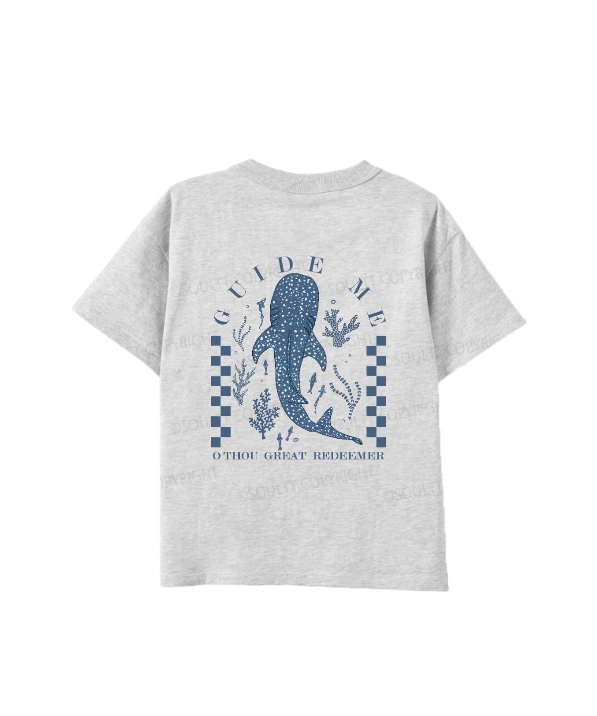 Kids Guide Me ,O Thou Great Redeemer Double Sided Cotton Christian T-shirt