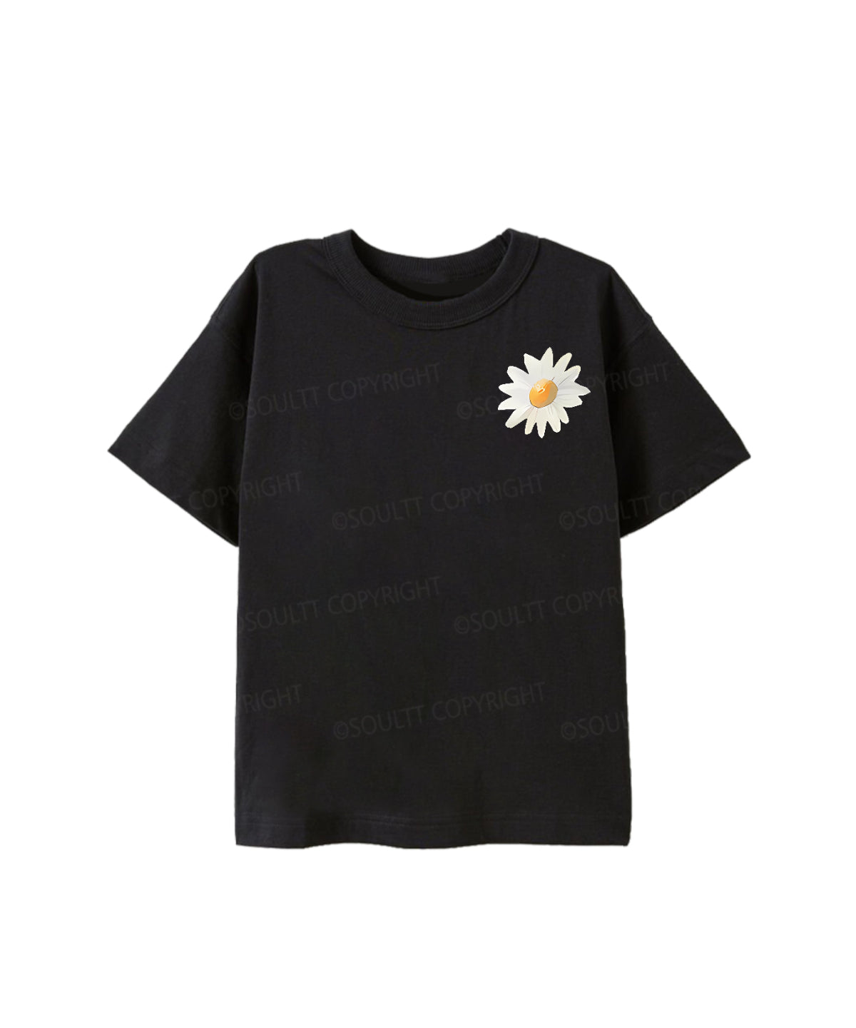 Kids Consider The Wildflowers Double Sided Cotton Christian T-shirt
