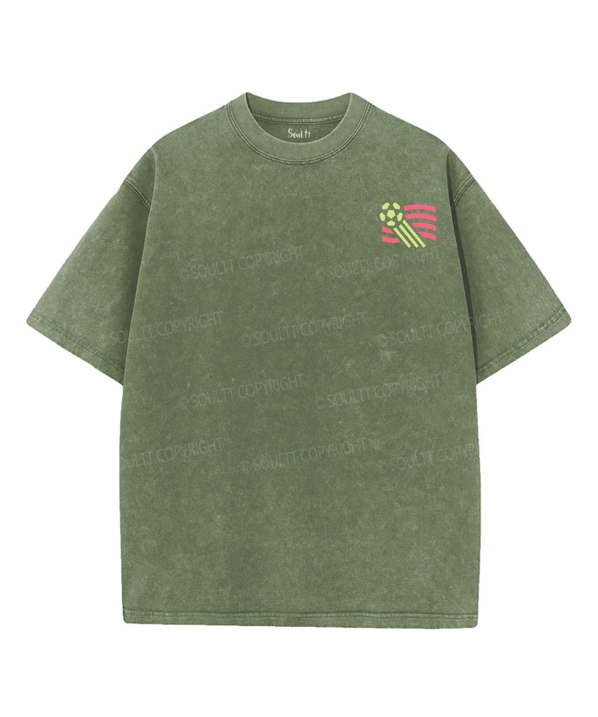 World Cup Double Sided Unisex Washed Christian T-shirt