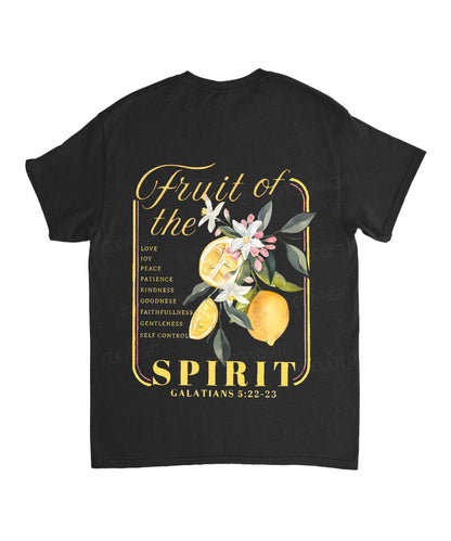 Fruit Of The Spirit Double Sided Unisex Cotton Christian T-Shirt
