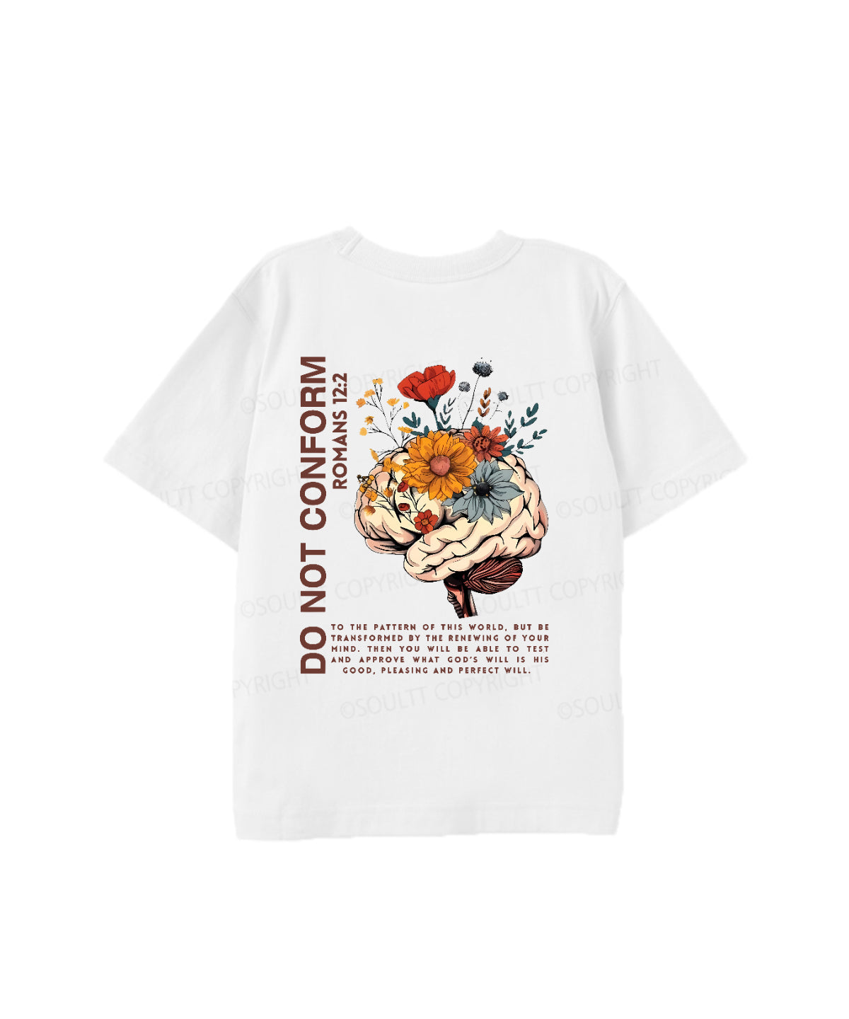 Kids Do Not Conform Double Sided Cotton Christian T-shirt