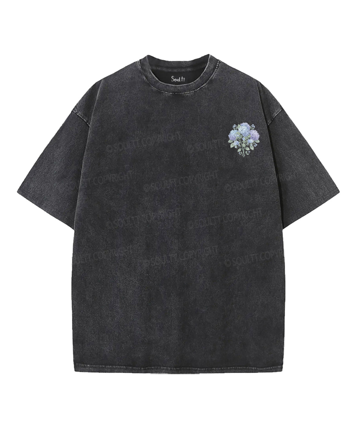 Rooted In Christ Double Sided Unisex Washed Christian T-shirt