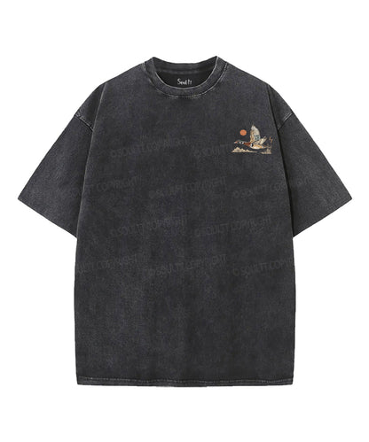 Some Glad Morning Double Sided Unisex Washed Christian T-shirt