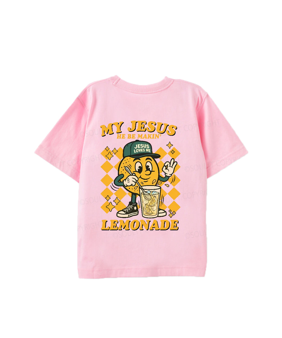 Kids Life Gave Me Some Lemons Double Sided Cotton Christian T-shirt