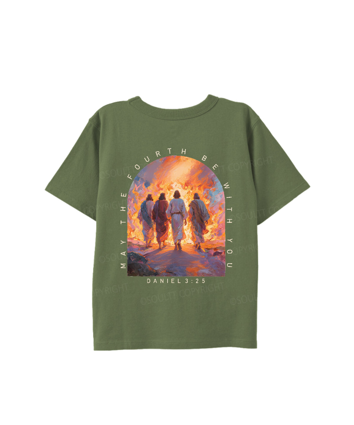 Kids May the Fourth Be With You Double Sided Cotton Christian T-shirt