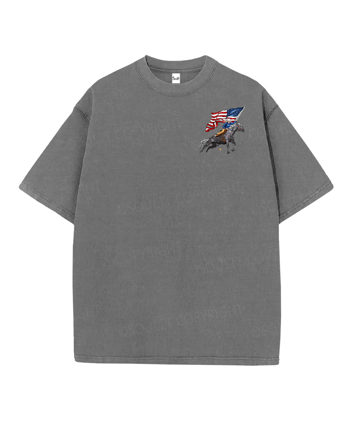 250 Years America Anniversary Double Sided Unisex Christian Washed T-Shirt & Shorts