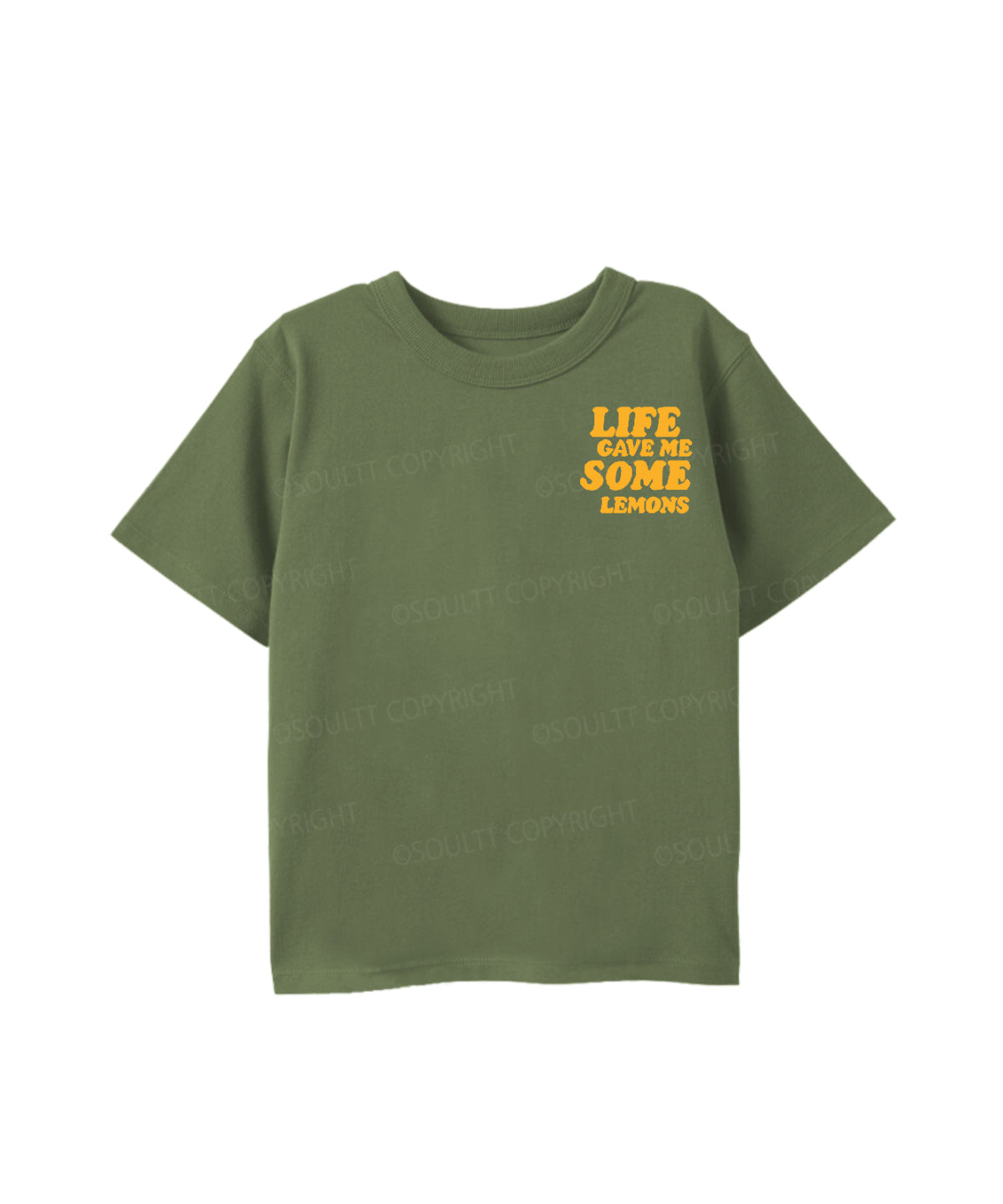 Kids Life Gave Me Some Lemons Double Sided Cotton Christian T-shirt