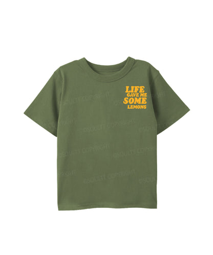 Kids Life Gave Me Some Lemons Double Sided Cotton Christian T-shirt