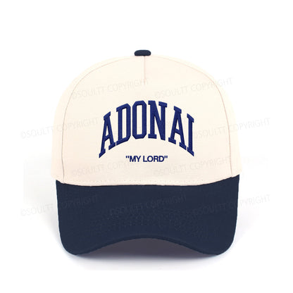 Adonai Embroidered Christian Trucker Hat