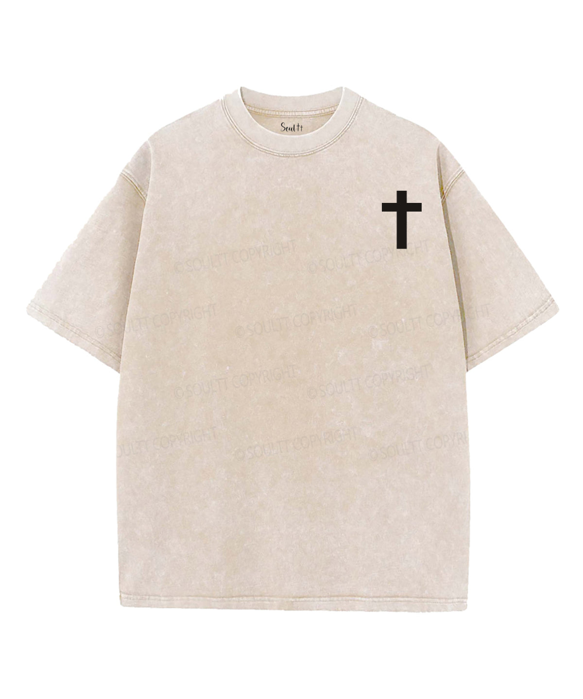 Fatherhood Is Kingdom Double Sided Unisex Washed Christian T-shirt