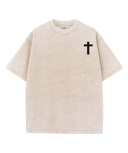 Fatherhood Is Kingdom Double Sided Unisex Washed Christian T-shirt