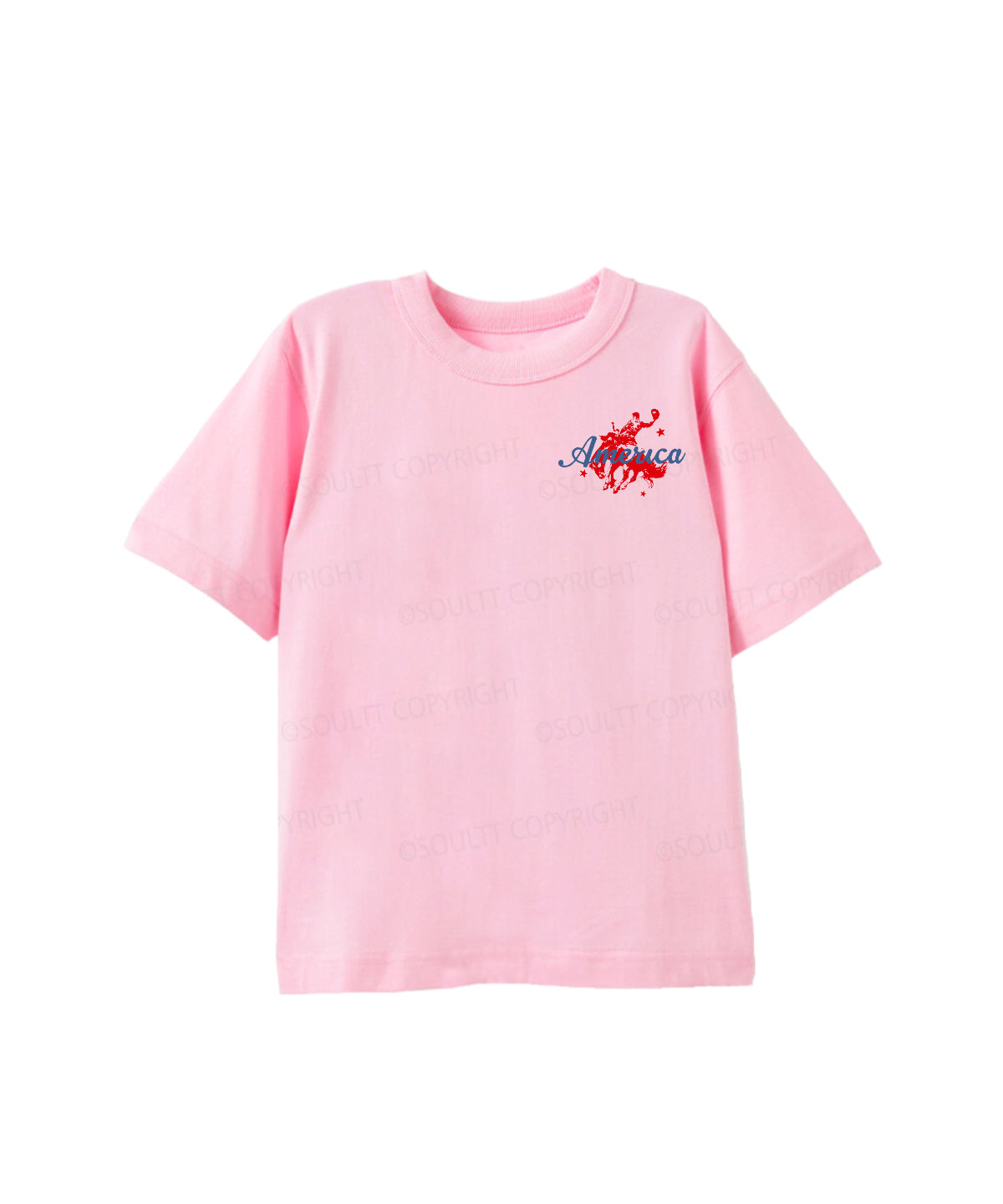 Kids 250 Years America Anniversary Double Sided Cotton Christian T-shirt