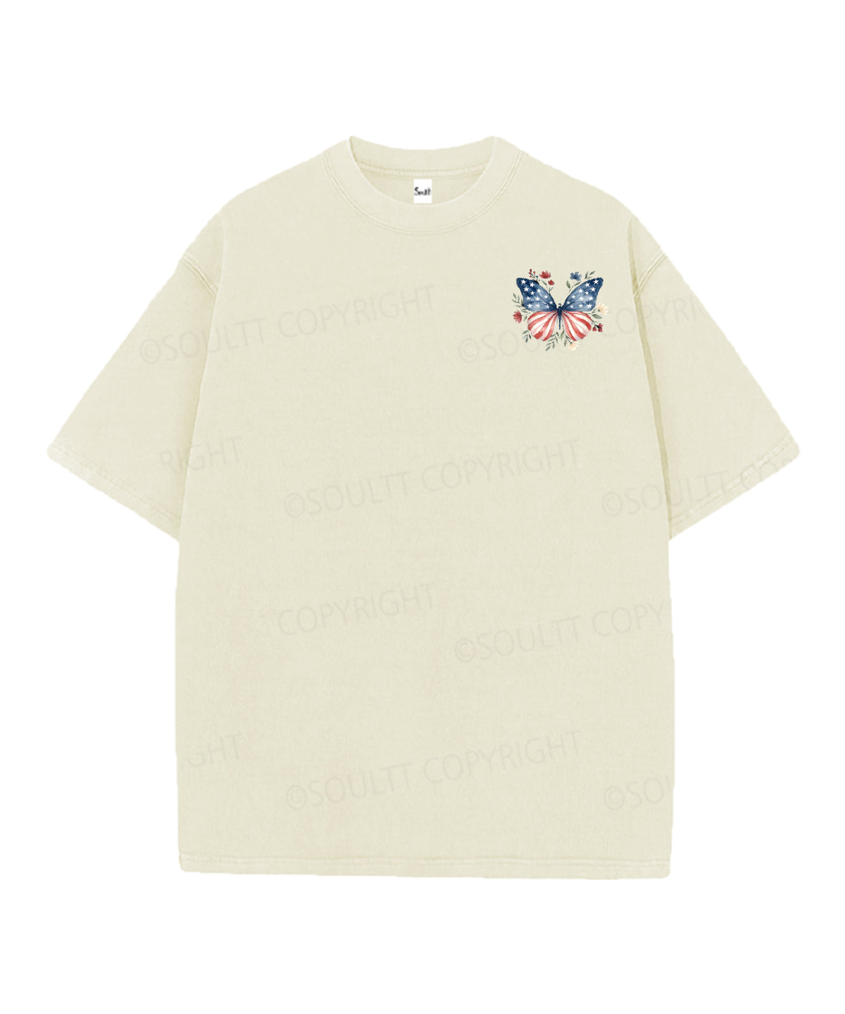 250 Years America Anniversary Double Sided Unisex Christian Washed T-Shirt & Shorts