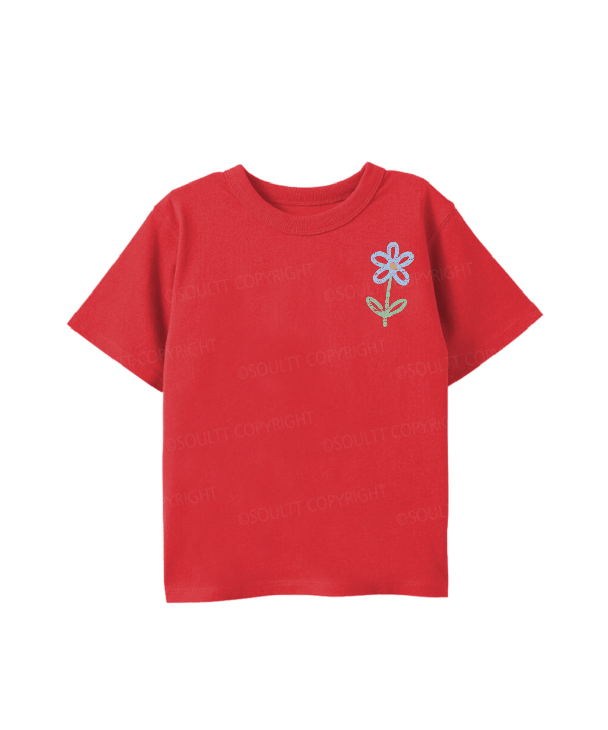 Kids Faith Over Fear Double Sided Cotton Christian T-shirt