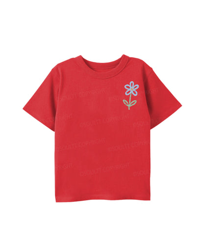 Kids Faith Over Fear Double Sided Cotton Christian T-shirt