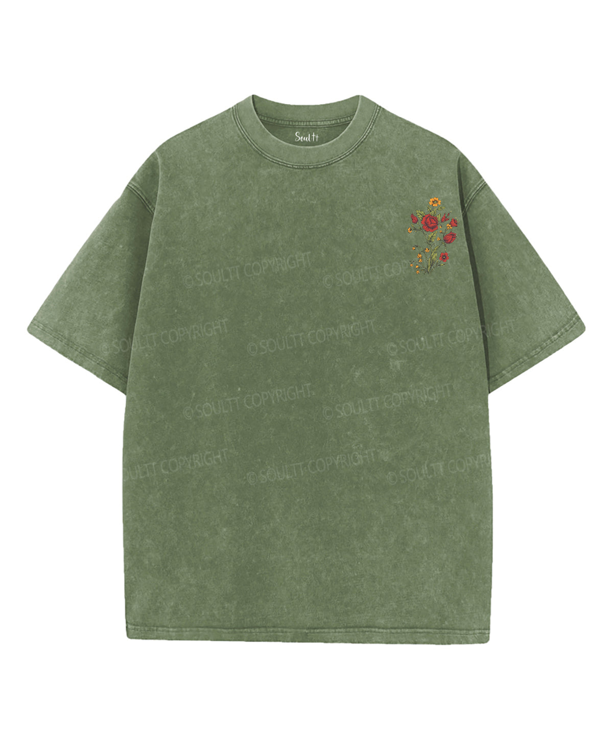 Homesick For Heaven Double Sided Unisex Washed Christian T-shirt