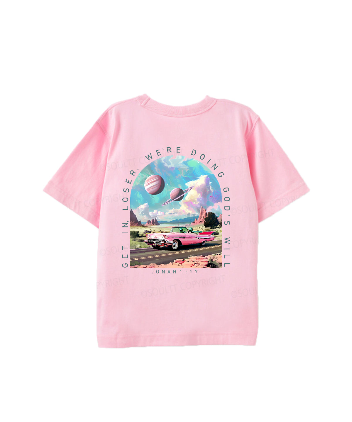 Kids Get In,Loser ,We're Doing God's Will Double Sided Cotton Christian T-shirt