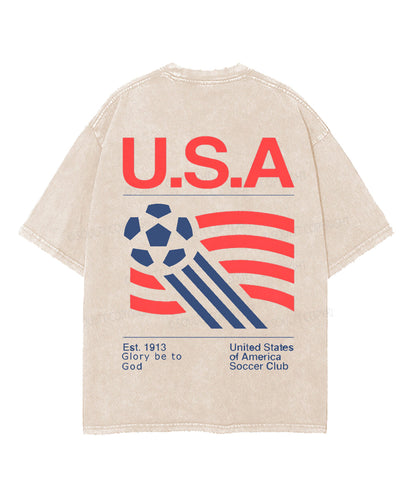 World Cup Double Sided Unisex Washed Christian T-shirt