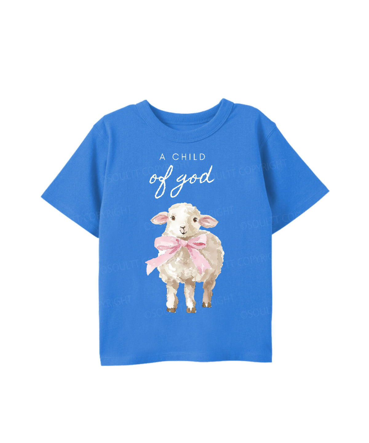 Kids A Child Of God Cotton Christian T-shirt