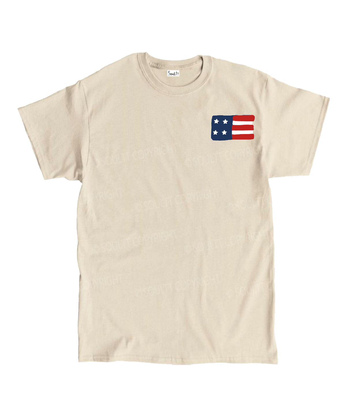 She Loves Jesus And America Too Double Sided Unisex Cotton Christian T-Shirt