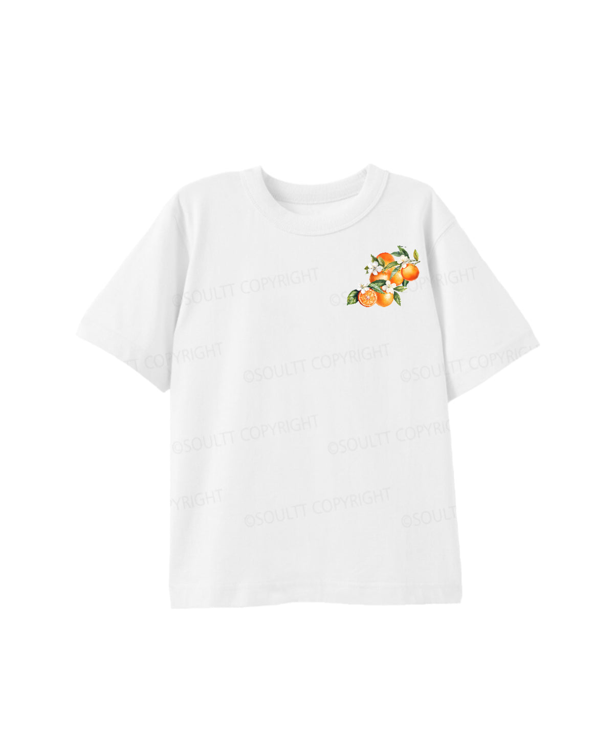 Kids Fruit Of The Spirit Double Sided Cotton Christian T-shirt