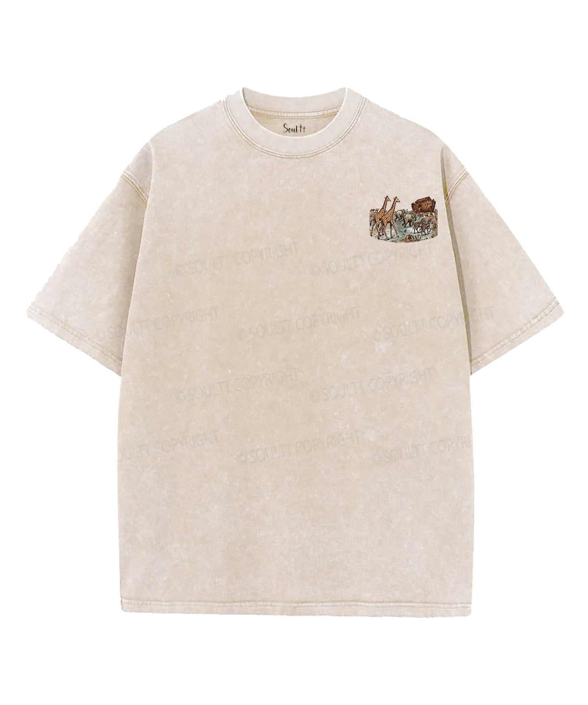 We're Saving The Species Double Sided Unisex Washed Christian T-shirt