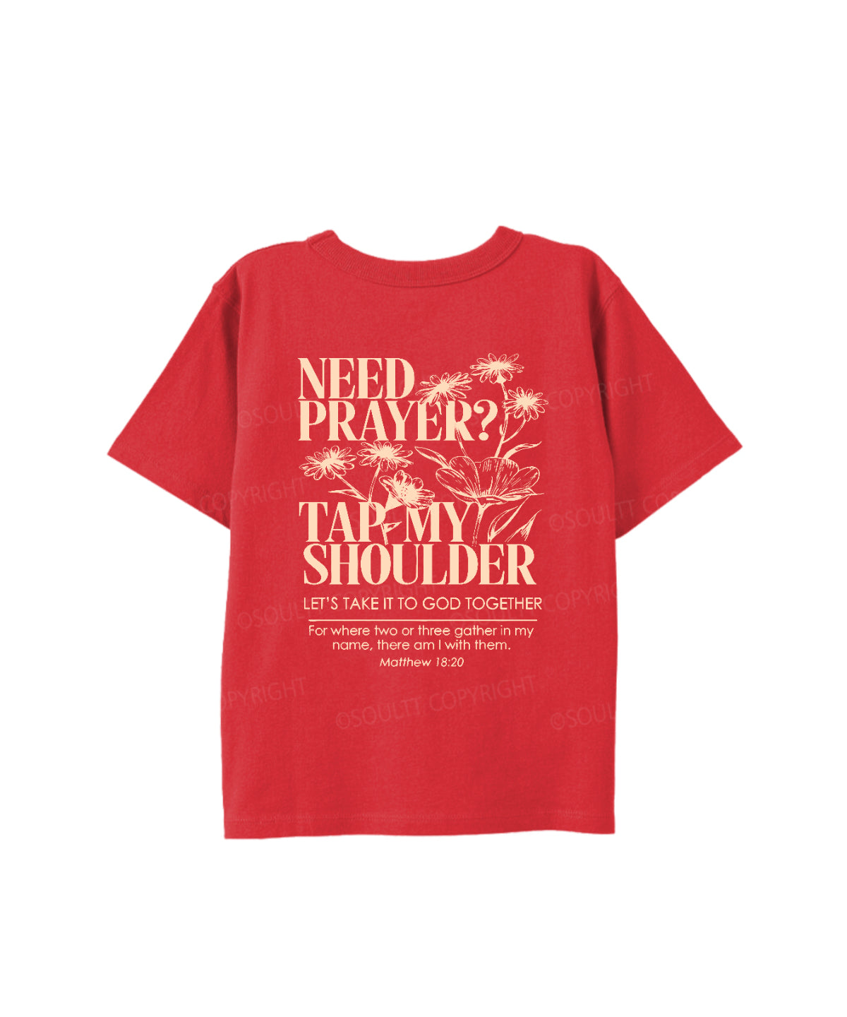 Kids Need Prayer ? Double Sided Cotton Christian T-shirt