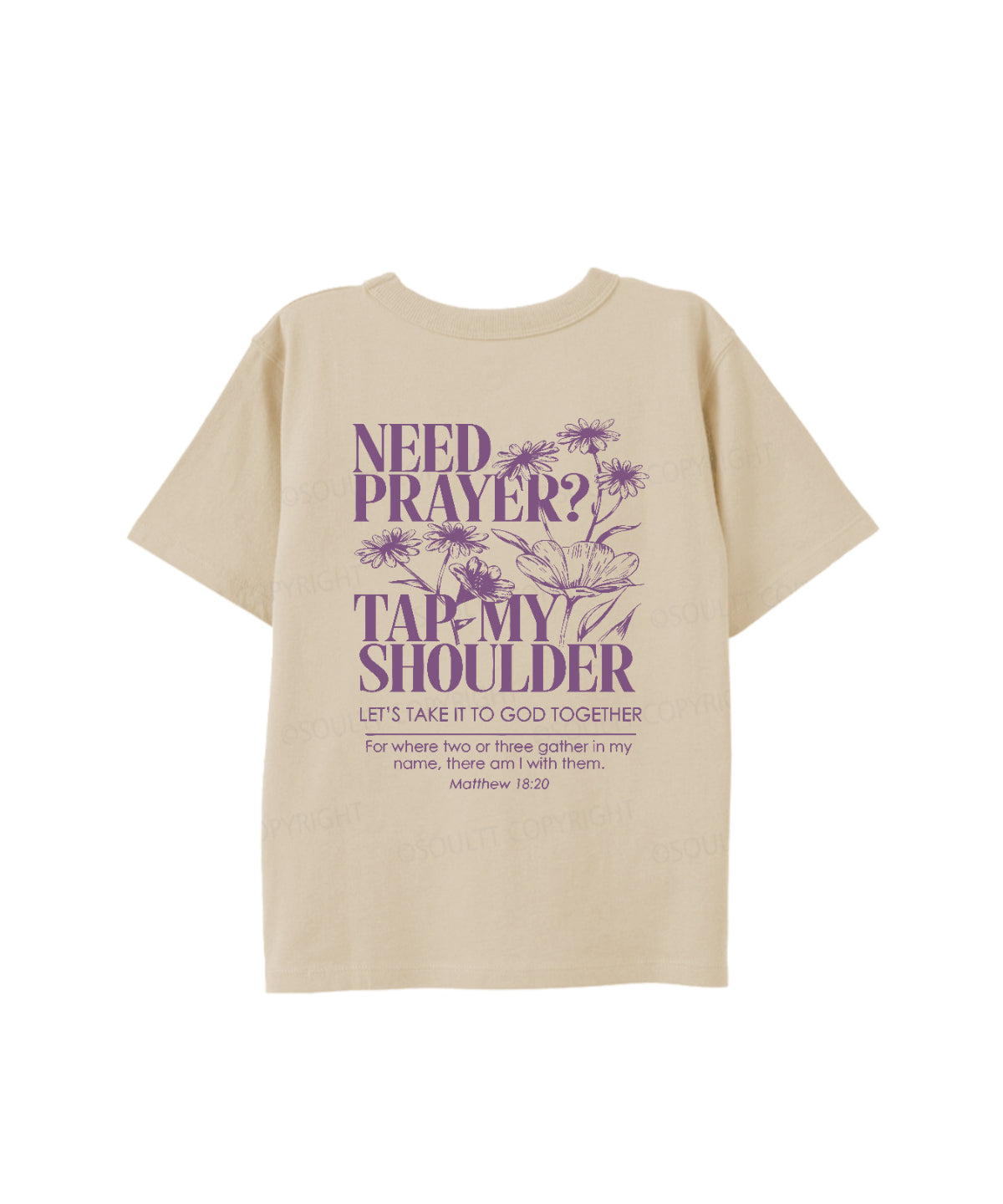 Kids Need Prayer ? Double Sided Cotton Christian T-shirt