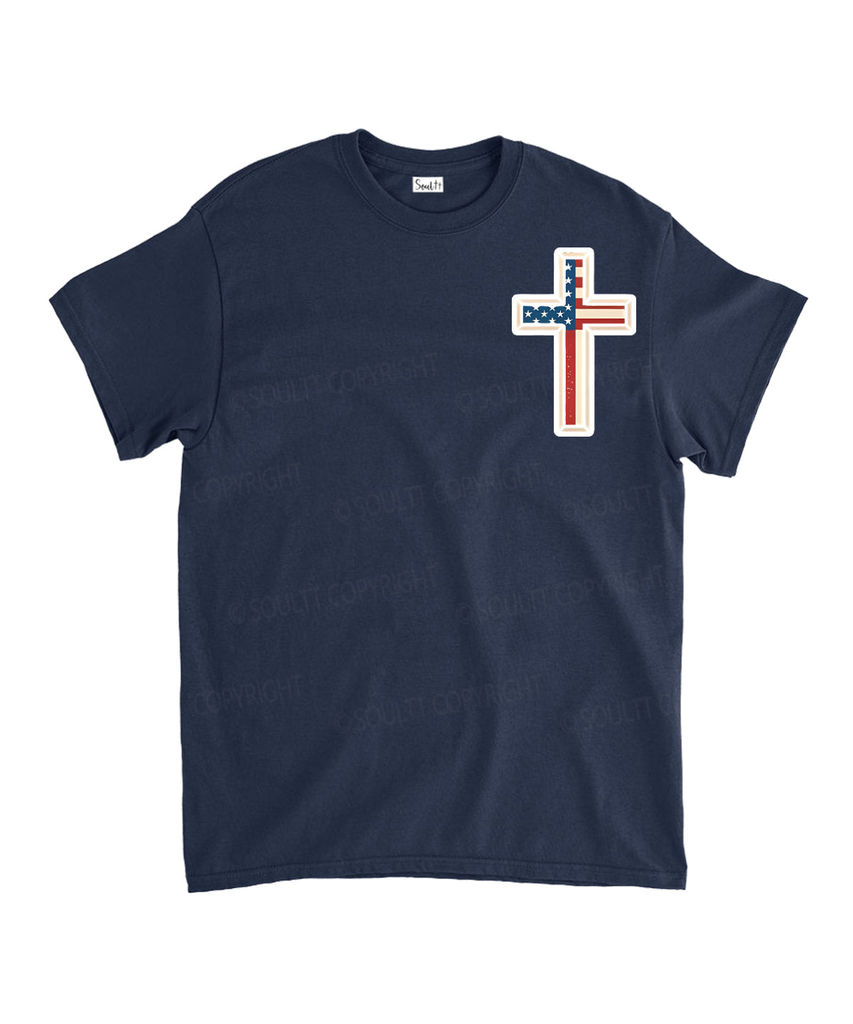 Hooked On Jesus Double Sided Unisex Cotton Christian T-Shirt