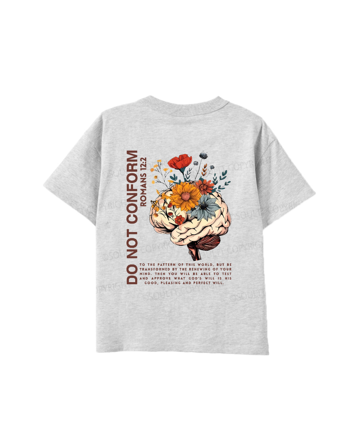 Kids Do Not Conform Double Sided Cotton Christian T-shirt