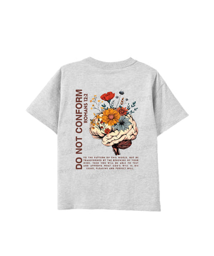Kids Do Not Conform Double Sided Cotton Christian T-shirt