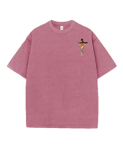 It's About To Rain We're Not Missing This Boat Double Sided Unisex Christian Washed T-Shirt & Shorts