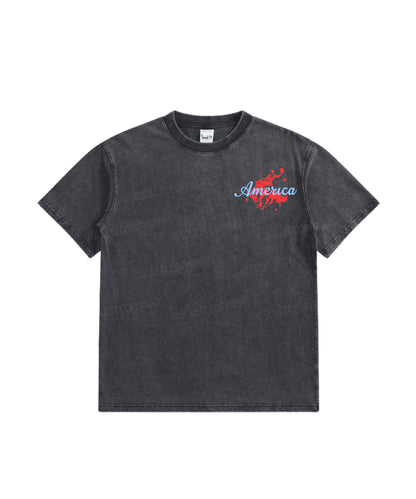 Kids 250 Years America Anniversary Double Sided Washed Christian T-shirt