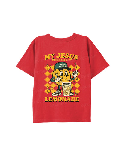 Kids Life Gave Me Some Lemons Double Sided Cotton Christian T-shirt