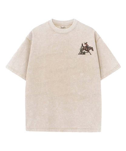 YHWH Double Sided Unisex Washed Christian T-shirt