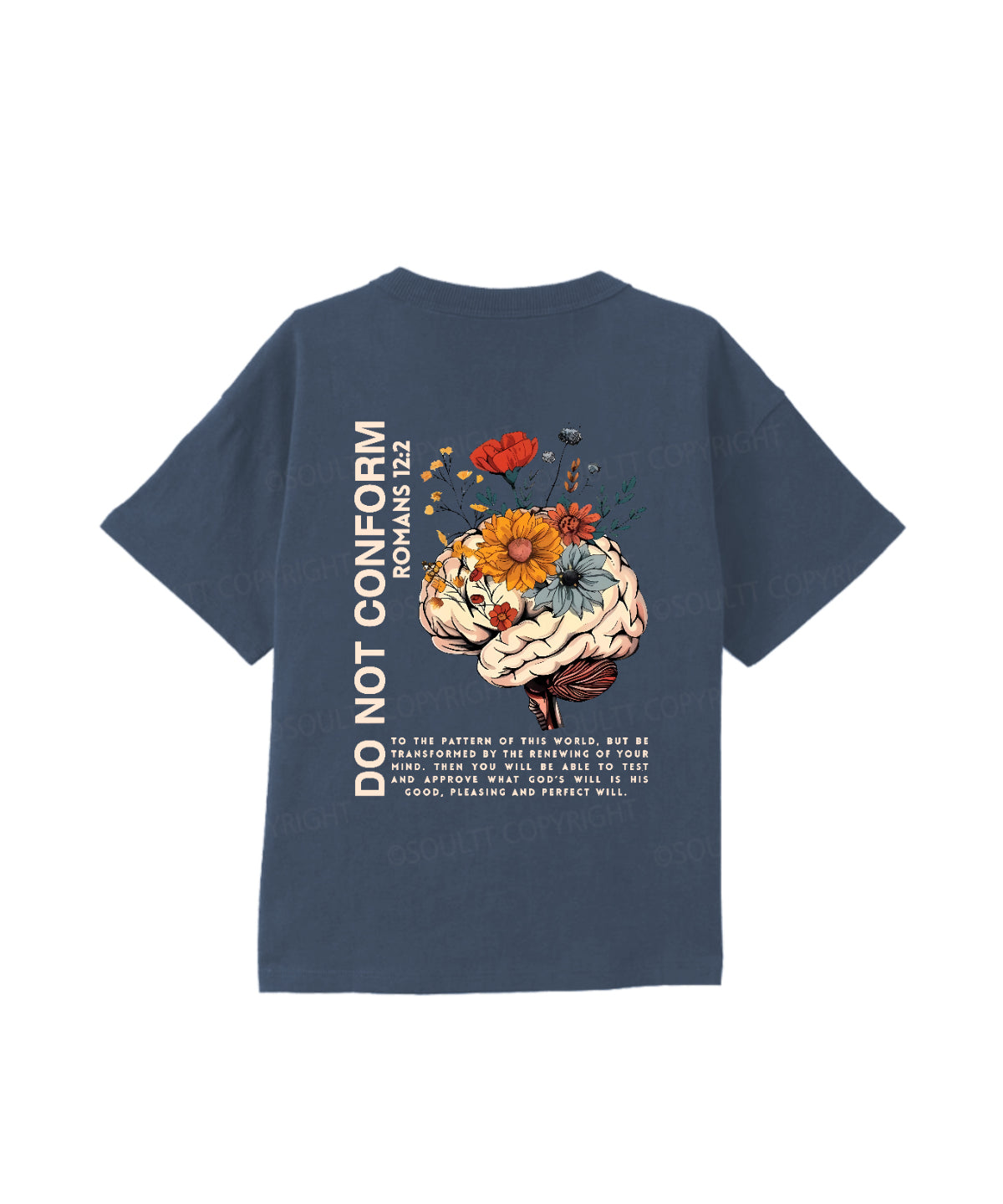 Kids Do Not Conform Double Sided Cotton Christian T-shirt
